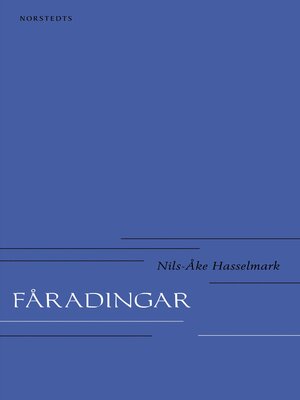 cover image of Fåradingar